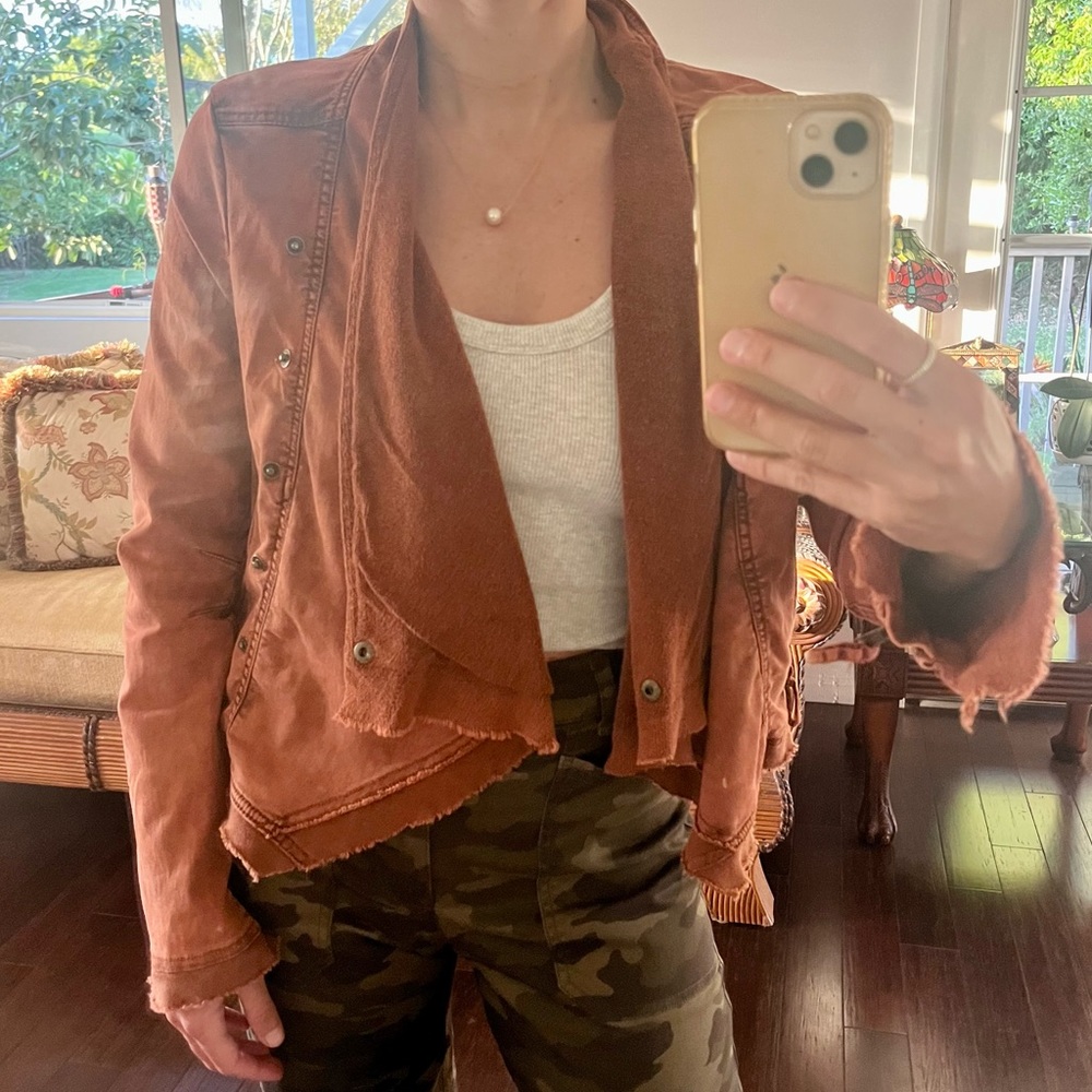 Free people bomber jacket.